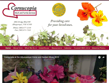 Tablet Screenshot of cornucopia-ads.org